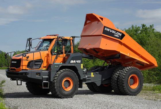 Articulated dump trucks