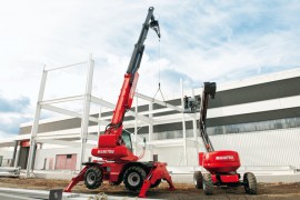 Manitou pöördmastiga teleskooplaadurid